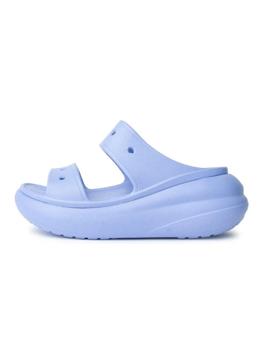 Zdjęcie produktu Crocs Klapki "Classic Crush" w kolorze niebieskim rozmiar: 42/43