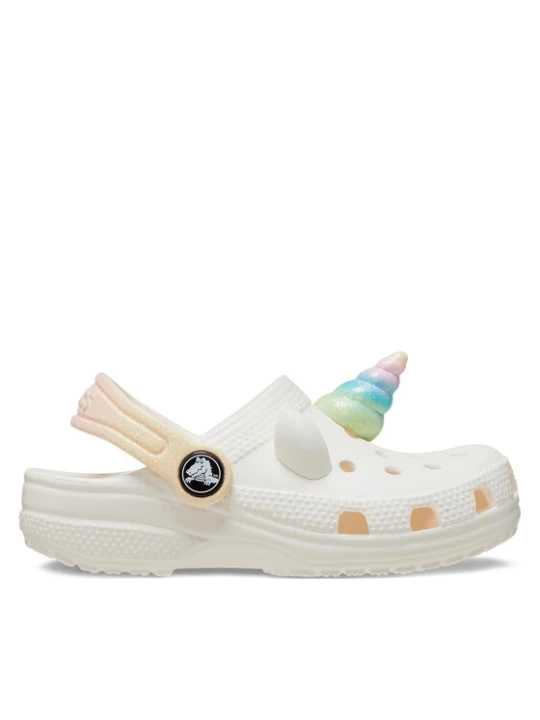 Zdjęcie produktu Crocs Klapki Classic Iam Rainbow Unicorn Clog T 209701 Biały