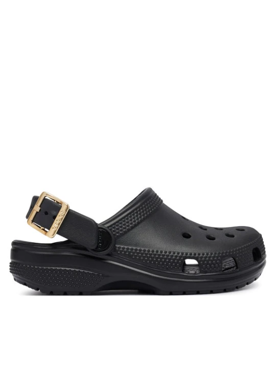 Zdjęcie produktu Crocs Klapki Classic Metallic Buckle Clog K 214228 Czarny