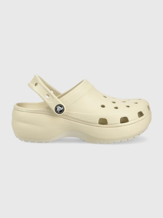 Zdjęcie produktu Crocs klapki Classic Platform Clog beżowy
