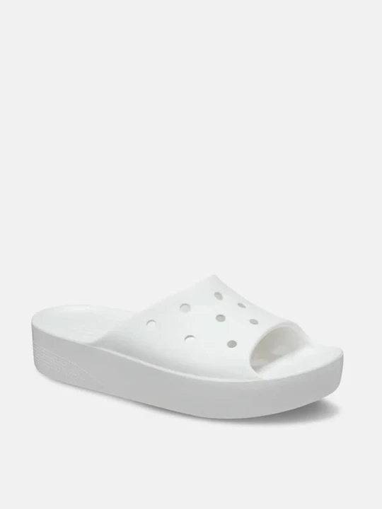 Zdjęcie produktu Crocs Klapki "Classic Platform" w kolorze białym rozmiar: 36/37