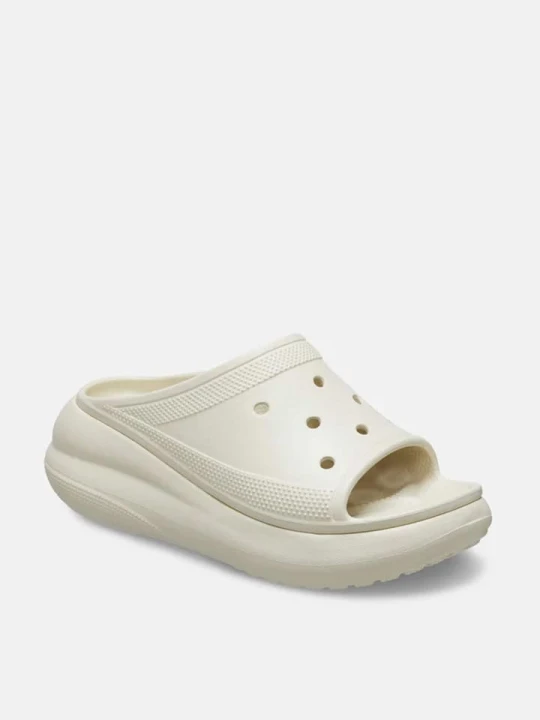 Zdjęcie produktu Crocs Klapki "Crush" w kolorze kremowym rozmiar: 42/43
