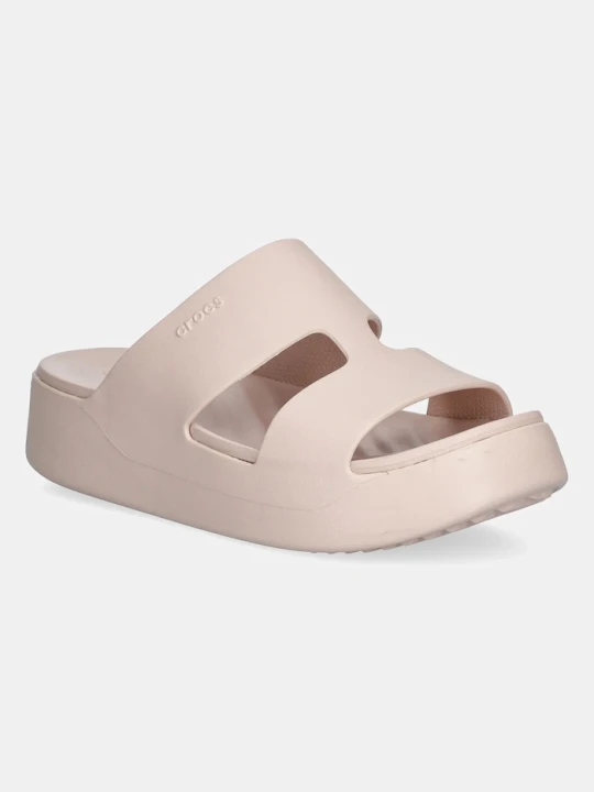 Zdjęcie produktu Crocs klapki Getaway Platform H - Strap beżowy