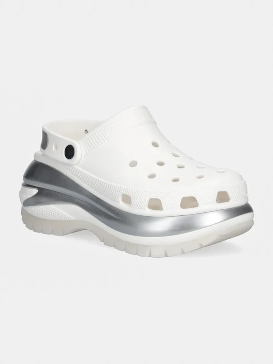 Zdjęcie produktu Crocs klapki Mega Crush Metallic Clog biały