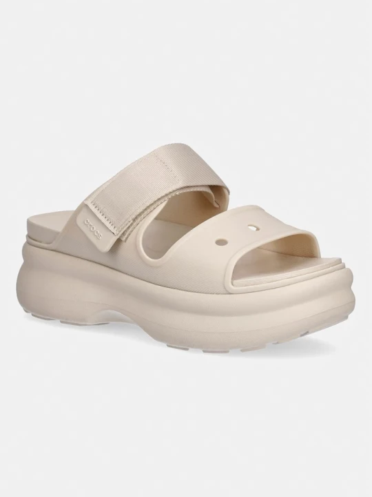 Zdjęcie produktu Crocs klapki na platformie damskie Soho Two Strap Sandal W beżowy