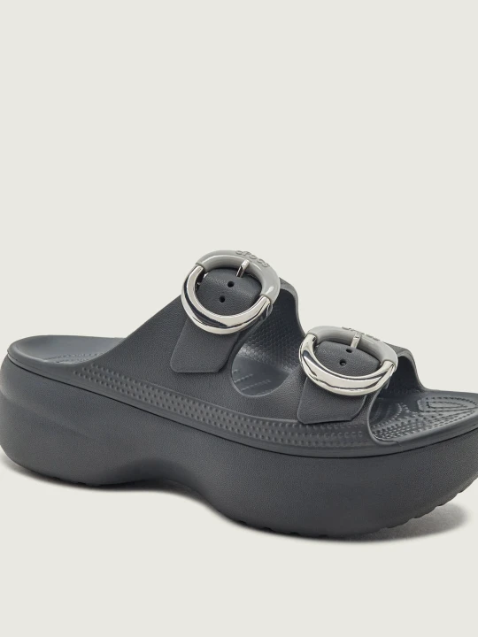 Zdjęcie produktu CROCS Klapki Saturday Platform Dipped Buckle grafitowy