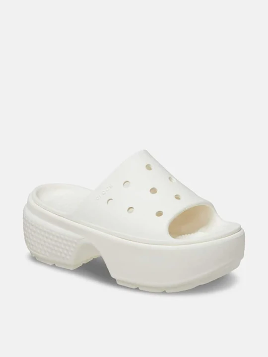 Zdjęcie produktu Crocs Klapki "Stomp" w kolorze białym rozmiar: 38/39