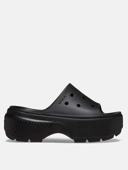 Zdjęcie produktu Crocs Klapki "Stomp" w kolorze czarnym rozmiar: 42/43