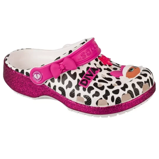 Zdjęcie produktu Crocs LOL Surprise Diva Girls Classic Clog 209465-100, Dla dziewczynki, Białe, klapki, syntetyk, rozmiar: 29 / 30