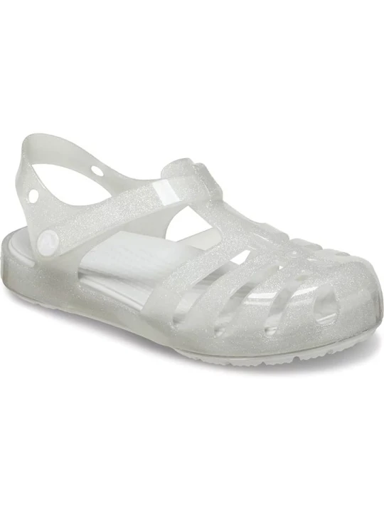 Zdjęcie produktu Crocs Półsandały "Isabella" w kolorze srebrnym rozmiar: 19 / 20