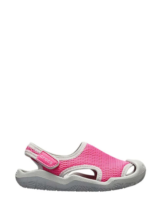 Zdjęcie produktu Crocs Półsandały w kolorze różowo-szarym rozmiar: 24-25