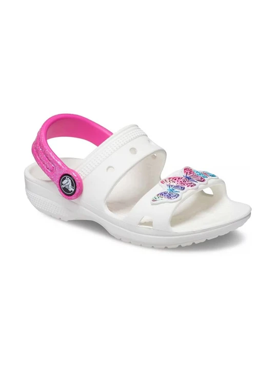 Zdjęcie produktu Crocs Sandały "Classic" w kolorze biało-różowym rozmiar: 19/20
