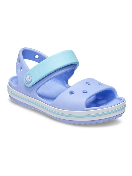 Zdjęcie produktu Crocs Sandały "Crocband" w kolorze fioletowo-błękitnym rozmiar: 20/21