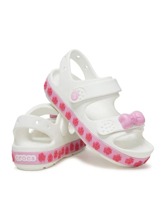 Zdjęcie produktu Crocs Sandały "Cruiser Pet" w kolorze biało-jasnoróżowym rozmiar: 19/20