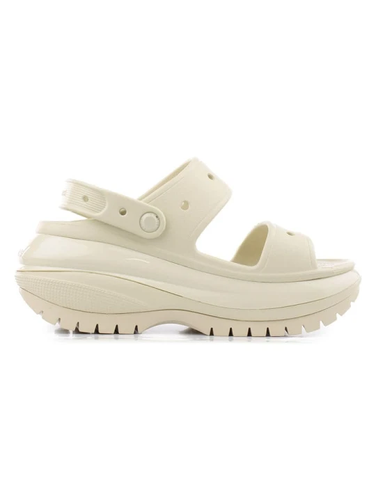 Zdjęcie produktu Crocs Sandały "Mega Crush" w kolorze beżowym na koturnie rozmiar: 39 / 40