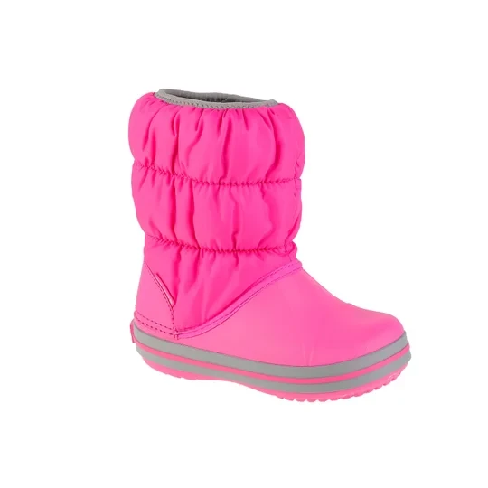 Zdjęcie produktu Crocs Winter Puff Boot Kids 14613-6TR, Dla dziewczynki, Różowe, śniegowce, syntetyk, rozmiar: 22/23