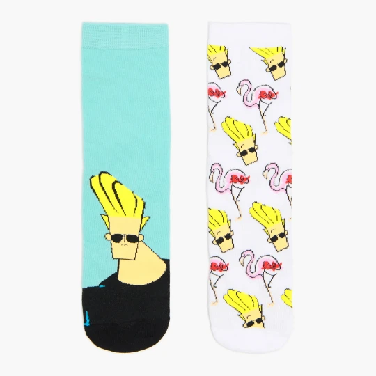 Zdjęcie produktu Cropp - 2 pack skarpet Johnny Bravo - niebieski