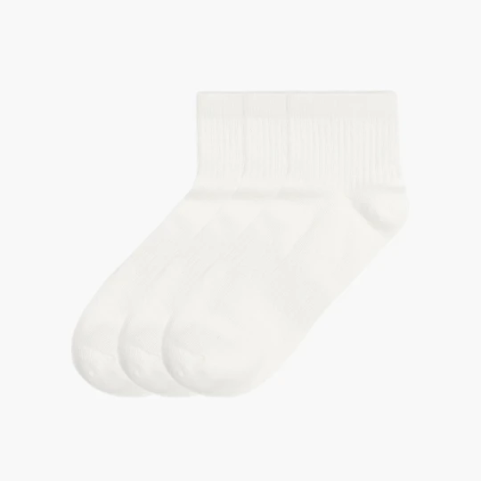 Zdjęcie produktu Cropp - 3 pack białych skarpetek - biały