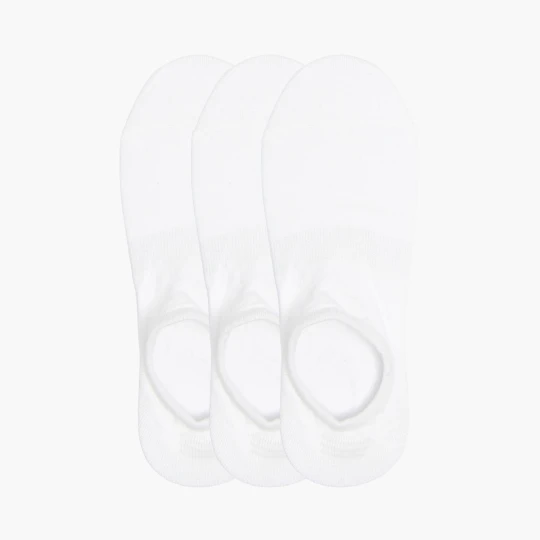 Zdjęcie produktu Cropp - 3 pack białych skarpetek stopek - biały