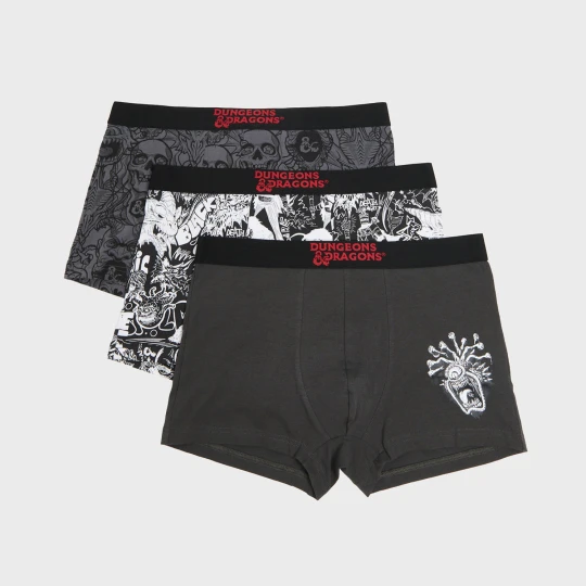 Zdjęcie produktu Cropp - 3 pack bokserek Dungeons & Dragons - czarny