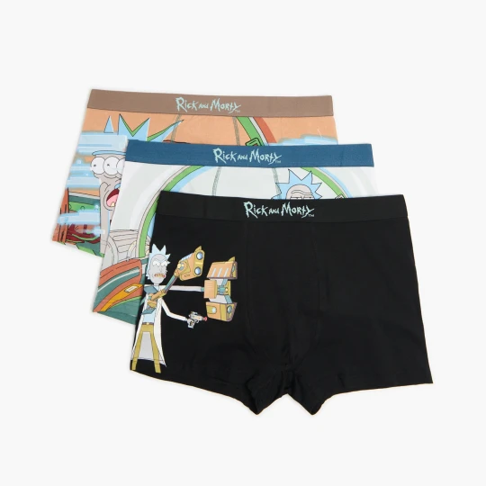 Zdjęcie produktu Cropp - 3 pack bokserek Rick i Morty - czarny