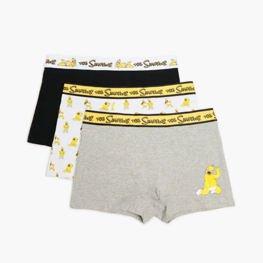 Zdjęcie produktu Cropp - 3 pack bokserek The Simpsons - biały