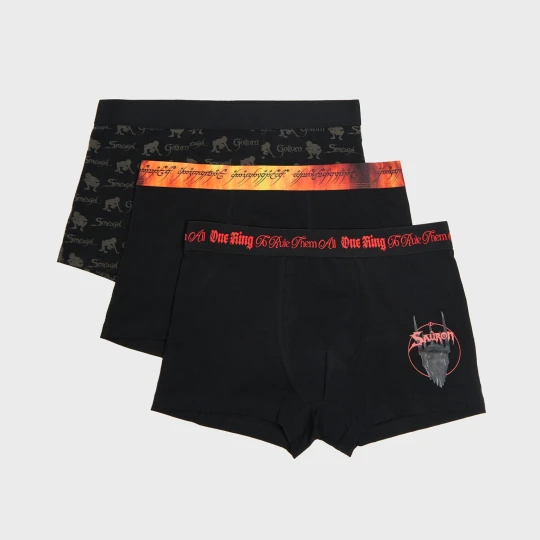 Zdjęcie produktu Cropp - 3 pack bokserek Władca Pierścieni - czarny