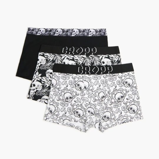Zdjęcie produktu Cropp - 3 pack bokserek z alternatywnym motywem - biały