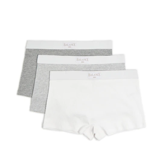 Zdjęcie produktu Cropp - 3 pack jasnych bokserek z satynową metką - biały