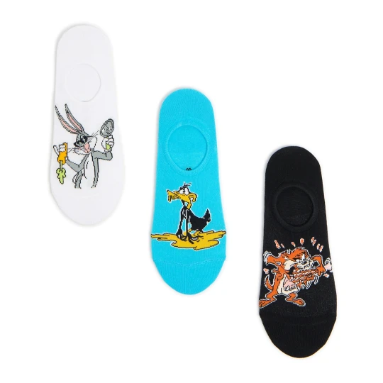 Zdjęcie produktu Cropp - 3 pack krótkich skarpet LooneyTunes - wielobarwny