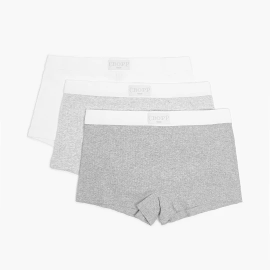 Zdjęcie produktu Cropp - 3 pack prążkowanych bokserek - biały