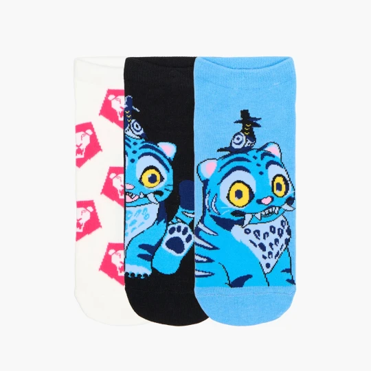 Zdjęcie produktu Cropp - 3 pack skarpet K-pop Demon Hunters - wielobarwny