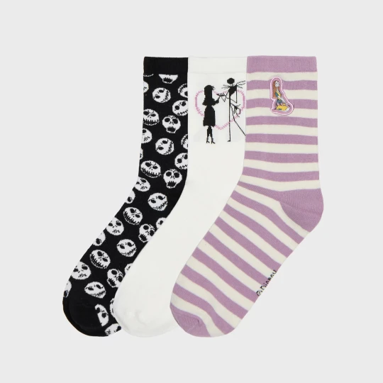 Zdjęcie produktu Cropp - 3 pack skarpet Miasteczko Halloween - wielobarwny