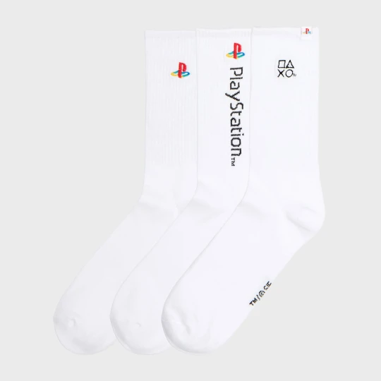 Zdjęcie produktu Cropp - 3 pack skarpet Playstation - biały