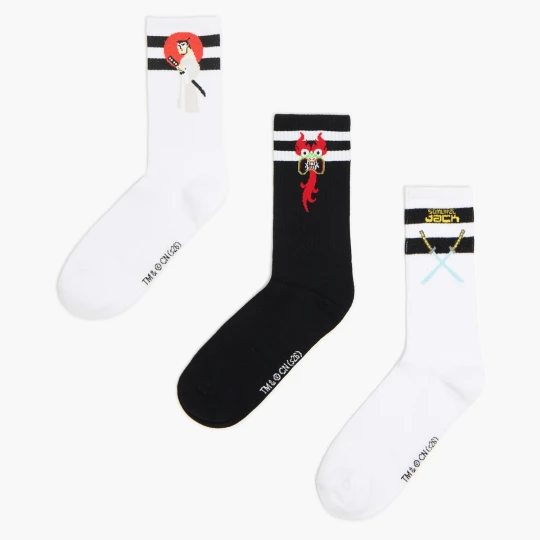 Zdjęcie produktu Cropp - 3 pack skarpet Samurai Jack - biały