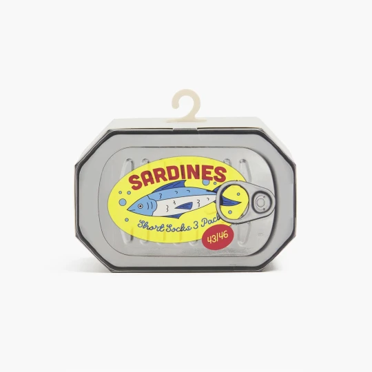 Zdjęcie produktu Cropp - 3 pack skarpet z sardynkami - czarny
