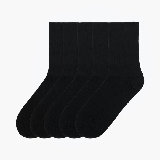 Zdjęcie produktu Cropp - 3 pack czarnych skarpet - czarny
