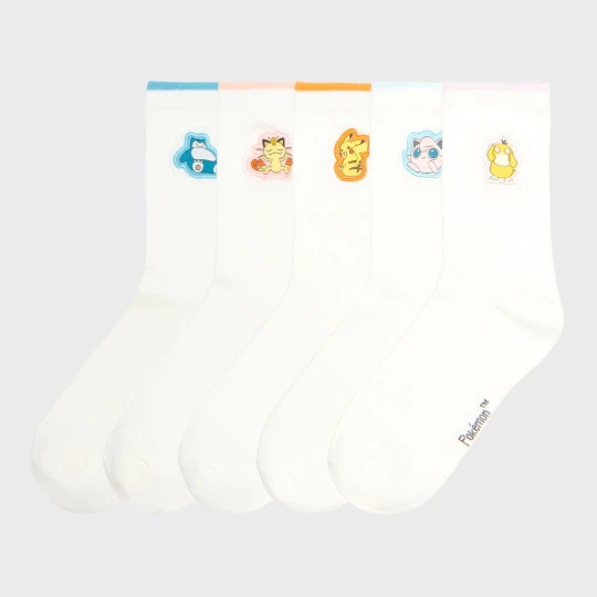 Zdjęcie produktu Cropp - 5 pack skarpet Pokémon - biały