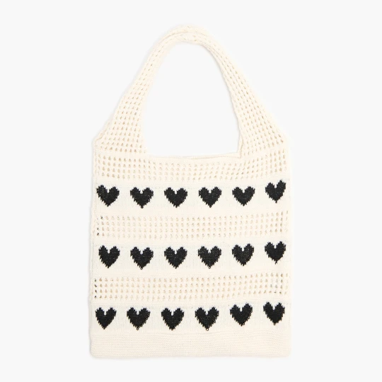 Zdjęcie produktu Cropp - Ażurowa torba shopper w retro stylu - beżowy