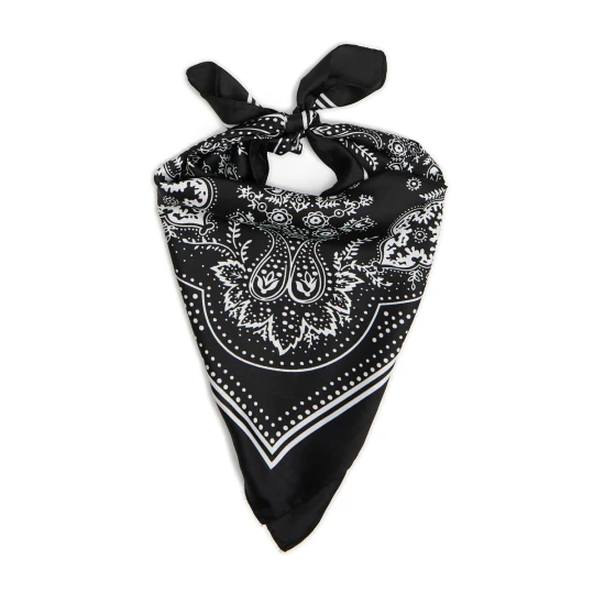 Zdjęcie produktu Cropp - Bandana z kontrastowym nadrukiem - czarny