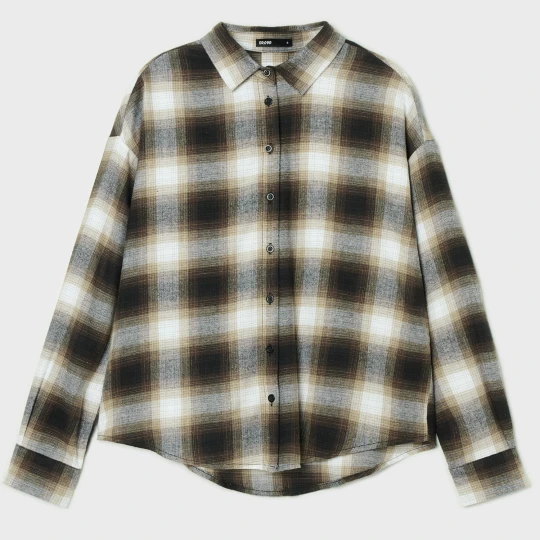 Zdjęcie produktu Cropp - Bawełniana koszula oversize w kratę - inny