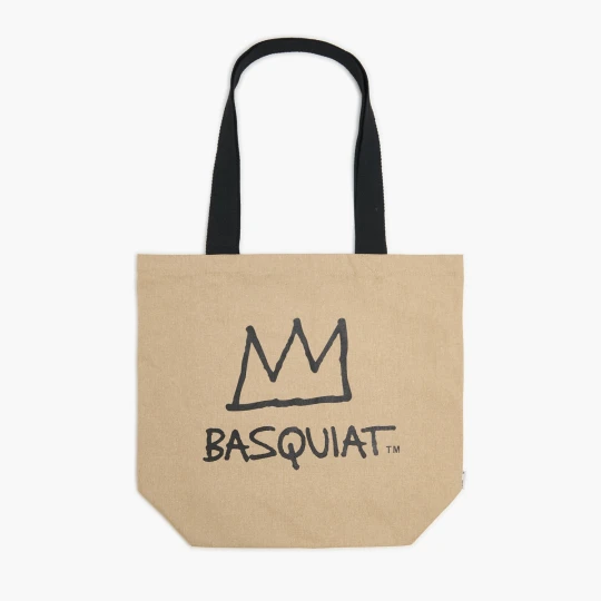 Zdjęcie produktu Cropp - Bawełniana torba Basquiat - beżowy