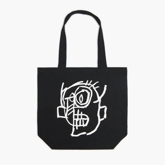 Zdjęcie produktu Cropp - Bawełniana torba shopper Basquiat - czarny