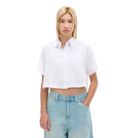 Zdjęcie produktu Cropp - Biała koszula w retro stylu - biały