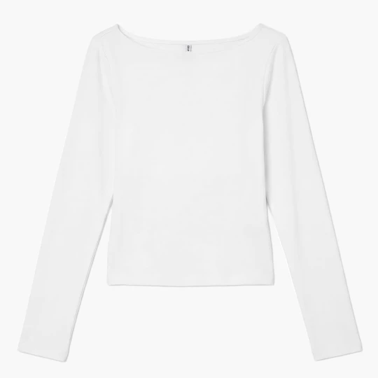 Zdjęcie produktu Cropp - Biała koszulka longsleeve - biały
