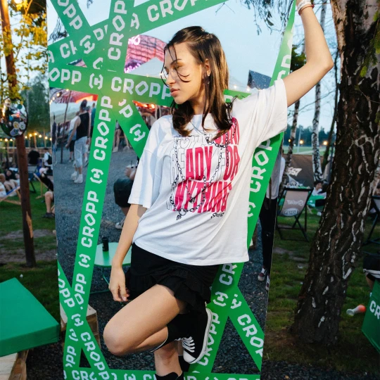 Zdjęcie produktu Cropp - Biała koszulka Strefa57 x Cropp - biały