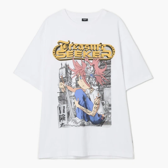 Zdjęcie produktu Cropp - Biała koszulka z cosplayowym motywem - biały