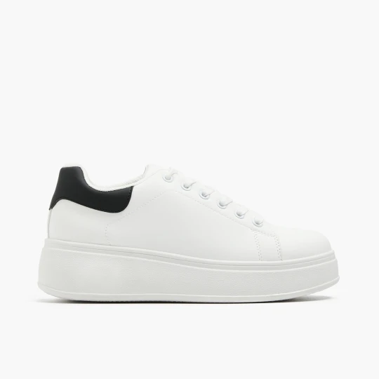 Zdjęcie produktu Cropp - Białe sneakersy na platformie - biały
