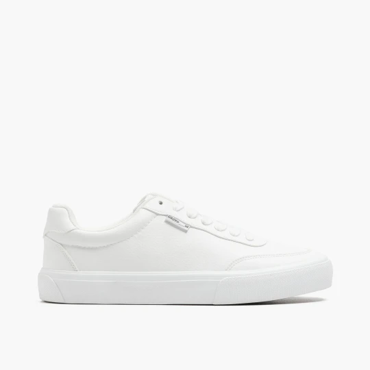 Zdjęcie produktu Cropp - Białe sneakersy z ozdobną teksturą - biały