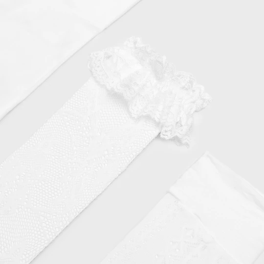Zdjęcie produktu Cropp - Białe zakolanówki - biały